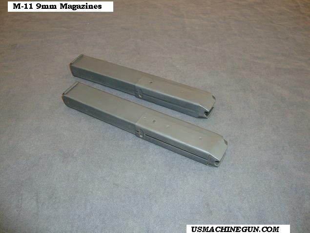 (2) M-11 9mm Steel Magazines for M-11 SMG & SA